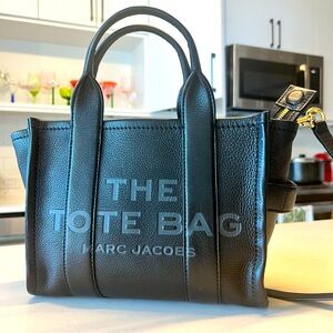 Black Marc Jacob’s Leather The Tote Bag